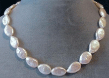 Load image into Gallery viewer, Oval/Teardrop 2 Creamy Freshwater Coin Pearls 4456 - PremiumBead Alternate Image 11

