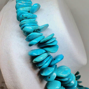 Designer Turquoise Pear Briolette Bead Strand 106751D - PremiumBead Alternate Image 2