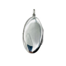 Load image into Gallery viewer, Sterling Silver Double Picture Oval Locket | 1 3/4&quot; Long | Silver | 1 Locket |
