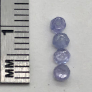 Tanzanite Faceted From 3x1.25mm to 2.5x1mm Roundel Bead 15 inch Strand 109713