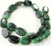 Load image into Gallery viewer, Magical Ruby Zoisite 19x15mm Rectangle Bead Strand 109165 - PremiumBead Alternate Image 2
