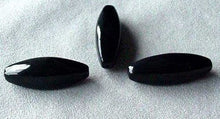Load image into Gallery viewer, Rare Natural Onyx 4-Sided Rice Bead Strand 104650 - PremiumBead Alternate Image 5
