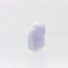 Load image into Gallery viewer, 23cts Hand Carved Buddha Lavender Jade Pendant Bead | 20.5x14.5x9.5mm | Lavender - PremiumBead Alternate Image 5
