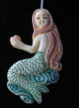 Load image into Gallery viewer, Splash Carved Mermaid W/ Pearl Centerpiece Bead 10404G - PremiumBead Alternate Image 2
