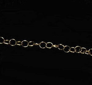 Shimmer 14Kgf Open Link Chain 6 inches 10329 - PremiumBead Primary Image 1