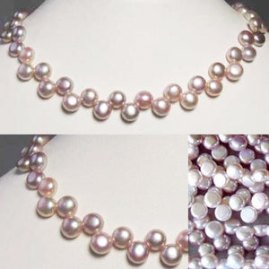 Top Drilled Button Lavender Pink FW Pearl Strand 104761 - PremiumBead Primary Image 1