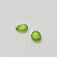 Load image into Gallery viewer, Faceted Peridot Briolette Beads - Matched Pair 6694M - PremiumBead Alternate Image 2
