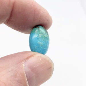 Two Sky Blue 16x12x8mm Skipping Stone Beads - PremiumBead Alternate Image 4