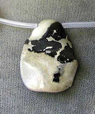 Dynamic Dendritic Jasper Wavy Briolette Pendant Bead 6710A - PremiumBead Primary Image 1