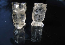 Load image into Gallery viewer, 2 Wisdom Carved Quartz Owl Beads - PremiumBead Alternate Image 3
