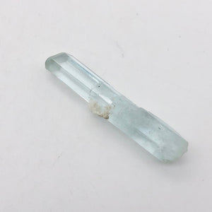One Rare Natural Aquamarine Crystal | 46x9x10mm | 31.595cts | Sky blue | - PremiumBead Alternate Image 2