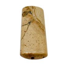 Load image into Gallery viewer, Earthy Leopard Skin Jasper Rectangle Bead | 40x16x7mm | 1 Bead |

