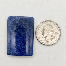 Load image into Gallery viewer, Natural Sodalite Pendant Beads | 38x25mm | Blue | Rectangle | 2 beads | - PremiumBead Alternate Image 4
