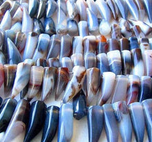 Load image into Gallery viewer, 1 Wild Brazilian Agate &#39;Dragon Claw&#39; Pendant Beads 8418 - PremiumBead Primary Image 1
