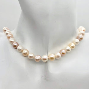 Fresh Water Pearl 14K Gold Necklace | 18" | White/Lavender | 1 Necklace |