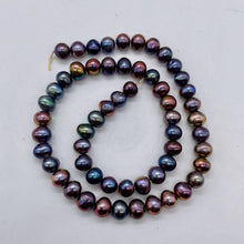 Load image into Gallery viewer, Premium Rainbow Peacock 8x7mm Freshwater Pearl Strand 102271
