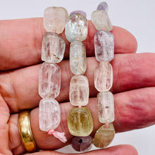 Load image into Gallery viewer, Kunzite 48g Flat Nugget | 17x11x6 to 12x9x5mm | Lavender Green | 26 Strand
