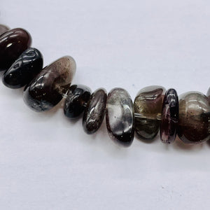 Moonstone nugget Bead Strand | 8 to 12 mm | Purple/Black | 90 to 100 Beads |