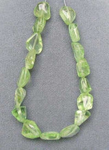 Load image into Gallery viewer, Designer Mint Green Peridot Nugget Bead Strand 101166
