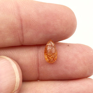 1 Orange/Red Sunstone Briolette Bead | 10x5.5x3.8mm | 1 Bead | 3284A - PremiumBead Alternate Image 8