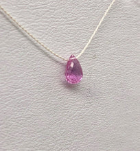 Load image into Gallery viewer, 1 AAA Natural Brilliant Pink Sapphire .6cts Briolette Bead 5899D - PremiumBead Alternate Image 4
