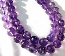 Load image into Gallery viewer, Royal 1 Natural 12mm Faceted Amethyst Round Bead 009385 - PremiumBead Alternate Image 3
