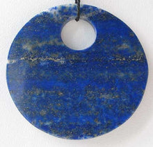 Load image into Gallery viewer, Starry Night Natural Lapis Disc Pendant Bead 9362A - PremiumBead Alternate Image 2

