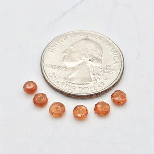 Very Rare!! 6 AAA Mandarin Garnet 4mm Beads! - PremiumBead Alternate Image 4