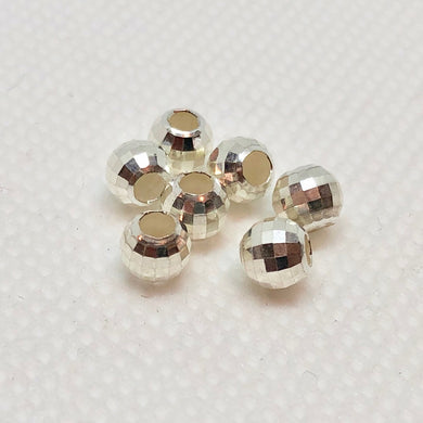 Designer 5 Sterling Silver 4.5mm Dance Ball Beads 7848 - PremiumBead Primary Image 1