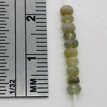 Load image into Gallery viewer, Alexandrite Cats Eye Faceted Rondell Parcel | 3 mm | Green | 10 Beads |
