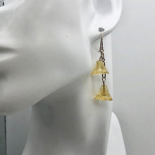 Load image into Gallery viewer, Fine Citrine Bell Flower Solid Sterling Silver Earrings 309242cts2
