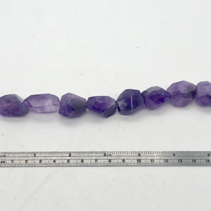 4 Beads of Designer Natural Amethyst Faceted Beads 010420 - PremiumBead Alternate Image 4