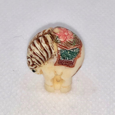 Scrimshaw Carved Waterbuffalo Bone Camel Bead 10406D - PremiumBead Primary Image 1