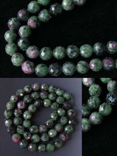 Load image into Gallery viewer, Premium Ruby Zoisite 8mm Faceted Bead Strand 110489 - PremiumBead Alternate Image 3
