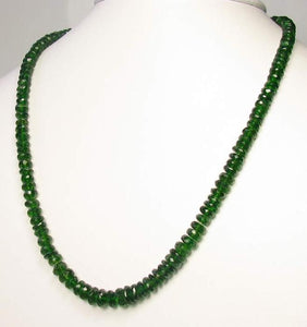 133cts Natural Green Chrome Diopside Faceted Strand 9798 - PremiumBead Primary Image 1