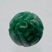 Load image into Gallery viewer, Jade AAA Intricately Carved Round Bead | 14mm | Green | 1 Bead |

