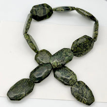 Load image into Gallery viewer, Exotic Russian Serpentine 29x18mm Pendant Bead Strand 108610
