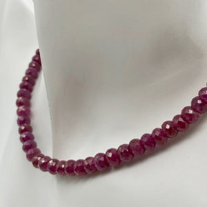 5 Natural Ruby 5.5to5x4.5to3.5mm Faceted Roundel Beads | Red | 6 cts | - PremiumBead Alternate Image 6