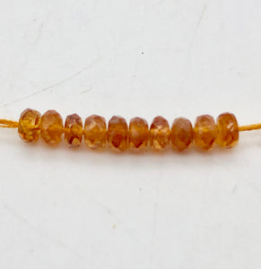 Very Rare!! 10 AAA Mandarin Garnet 3.5mm Beads! - PremiumBead Alternate Image 3