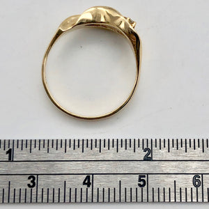 Natural Diamonds Solid 14K Yellow Gold Ring Size 6 3/4 9982AL - PremiumBead Alternate Image 9
