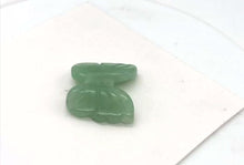 Load and play video in Gallery viewer, Fluttering Aventurine Butterfly Figurine/Worry Stone | 21x18x7mm | Green

