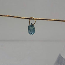 Load image into Gallery viewer, 0.25cts Blue Diamond Brio 18K Gold Pendant Bead 5868AB - PremiumBead Alternate Image 4
