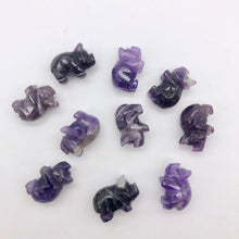Load image into Gallery viewer, 2 Purple Piggies Hand Carved Amethyst Pig Beads | 22x13x11mm | Purple - PremiumBead Alternate Image 8
