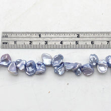 Load image into Gallery viewer, Baby blue Keishi FW Pearl Strand | 9x6x3 to 7x7x4mm |Blue | Keishi | 86 pearls | - PremiumBead Alternate Image 4
