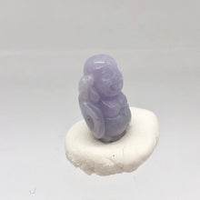 Load image into Gallery viewer, 22cts Hand Carved Buddha Lavender Jade Pendant Bead | 21x14x9.5mm | Lavender - PremiumBead Alternate Image 9

