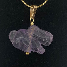 Load image into Gallery viewer, Hop! Amethyst Easter Bunny &amp; 14Kgf Pendant 509255AMG - PremiumBead Alternate Image 3
