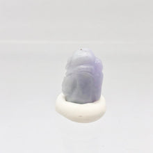 Load image into Gallery viewer, 24.7cts Hand Carved Buddha Lavender Jade Pendant Bead | 21x14.5x9mm | Lavender - PremiumBead Alternate Image 5
