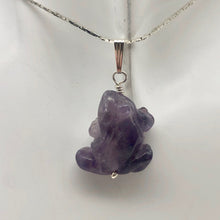 Load image into Gallery viewer, Ribbit Amethyst Frog Solid Sterling Silver Pendant 509266AMS - PremiumBead Alternate Image 9
