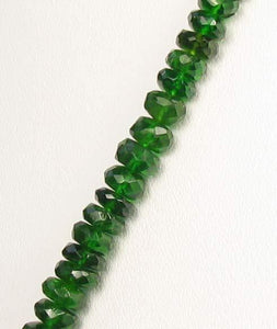 143cts Natural Green Chrome Diopside Faceted Strand 9797 - PremiumBead Alternate Image 3