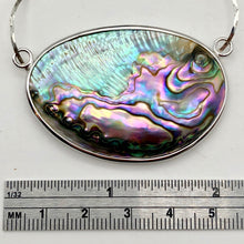 Load image into Gallery viewer, Imitation Mother of Pearl Pendant with 24&quot; Silver Colored Necklace
